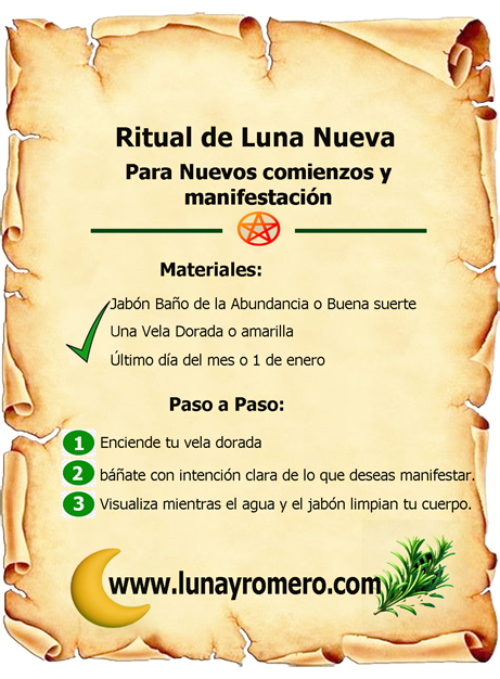 Ritual de la Luna Nueva